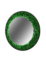 Зеркало Континент Forest D800, холодная подсветка, бесконтактный диммируемый овальный сенсор от Водопад  фото 3