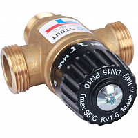 Клапан смесительный термостатический Stout SVM-0125-356532 для систем отопления и ГВС 1 1/4" НР 30-65°С KV 3,5 от Водопад  фото 5