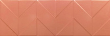 Плитка Керамин Танага 6Д, 75х25 см, оранжевый на структуре "шеврон" (кв.м.) от Водопад  фото 1