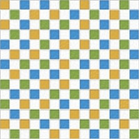 Мозаика Керамин Фреско 7, 30х30 см, белый, желтый, голубой, зеленый (шт) от Водопад  фото 1