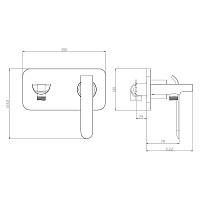 Гигиенический душ Lemark Melange LM4919CW со смесителем, встраиваемый, хром / белый от Водопад  фото 2