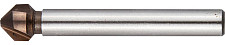 Зенкер конусный Зубр 29732-3 Ø 6.3x45мм, HSS-R, быстрорежущая сталь М2(S6-5-2) Р6М5, класс А, кобальтовое покрытие, для раззенковки М3 от Водопад  фото 1