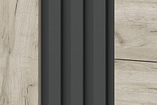 Шкаф комбинированный Silva "Отис" НМ 040.11 Дуб Крафт Серый / Антрацит от Водопад  фото 5