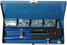 Заклепочник Jtc JTC-5821A ручной резьбовой с заклепками в комплекте в кейсе от Водопад  фото 1
