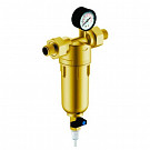 Фильтр Гейзер Бастион 122 1/2&quot; для горячей воды, с манометром, 16бар, t-80*C, D60мм