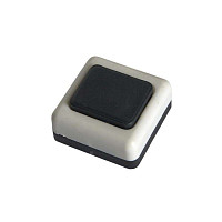 Кнопка звонка Элект БелТИЗ А1-0.4-001 белый корпус черная кнопка от Водопад  фото 1