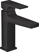 Смеситель для раковины Hansgrohe Metropol 32507670 донный клапан, матовый черный от Водопад  фото 1