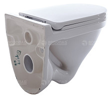 Унитаз Sanita Luxe Аттика Luxe подвесной WC.WH/Attica/DM/WHT.G/S1 белый S1 от Водопад  фото 2