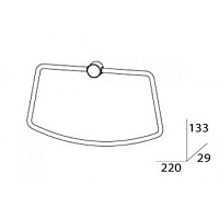 Кольцо для полотенца FBS Universal UNI 033 (компонент для штанги аксессуаров) от Водопад  фото 2