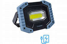 Фонарь-светильник аккумуляторный Космос KOS701Lit рабочий COB 5 Вт Li-ion 18650 2х1.2 Ач USB от Водопад  фото 1