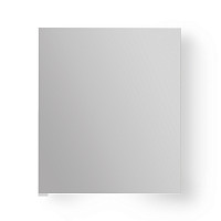 Зеркальный шкаф BelBagno SPC-1A-DL-BL-500 500х130х700 с нижней подсветкой двери, с 2-х сторонним зеркалом от Водопад  фото 1