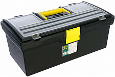 Ящик для инструмента Fit 65501 пластиковый 16", 40,5 x 21,5 x 16 см от Водопад  фото 1