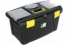 Ящик для инструмента Fit 65574 пластиковый 22", 56,5х32,5х29 см от Водопад  фото 1