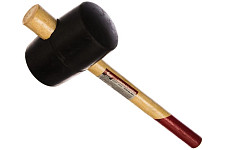 Киянка Курс Оптима 45365 резиновая, деревянная ручка 65 мм от Водопад  фото 1