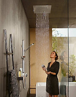 Смеситель для душа Hansgrohe ShowerTablet 13108000 термостат, встраиваемый, хром от Водопад  фото 2
