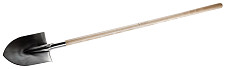 Лопата Зубр Профессионал 4-39401_z01 штыковая из нержавеющей стали, деревянный черенок от Водопад  фото 1