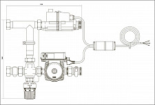 Насосно-смесительный блок Oventrop Regufloor H с насосом Wilo E15/1.5 от Водопад  фото 2