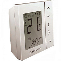 Беспроводной комнатный термостат SALUS
 VS10WRF, белый, питание 220В от Водопад  фото 1