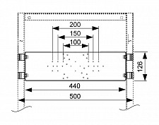 Монтажная пластина Tece 9020041 для фитингов для установки в модуль от Водопад  фото 2