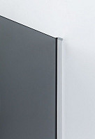 Душевая дверь Cezares Slider SLIDER-B-1-90/100-GRIGIO-Cr (900-1000)х1950, стекло серое, профиль хром от Водопад  фото 2