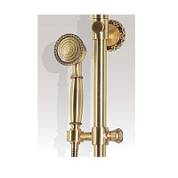 Душевая система Bronze de Luxe Windsor 10120DF с изливом, бронза от Водопад  фото 2