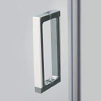 Душевая дверь WasserKRAFT Aller 10H05LWHITE 1200х2000, левая, прозрачное стекло, профиль серебро от Водопад  фото 3