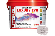 Затирка LITOCHROM LUXURY EVO, цвет LLE 115 светло-серый от Водопад  фото 1