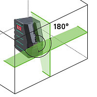 Уровень лазерный Fubag Crystal 20G VH Set 31628 c зеленым лучом с набором аксессуаров от Водопад  фото 4