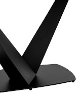 Стол Stool Group Аврора обеденный, 160*90, керамика черная от Водопад  фото 3