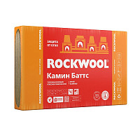 Утеплитель фольгированный Rockwool Камин Баттс 1000х600х30 мм, 4 шт от Водопад  фото 1