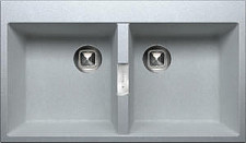 Мойка кухонная Tolero Loft TL-860 86х50 см, прямоугольная, кварц, цвет серый металлик от Водопад  фото 1