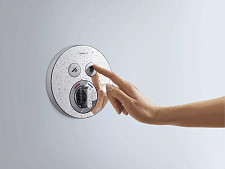 Смеситель для душа Hansgrohe ShowerSelect S 15748000 встраиваемый, термостат, хром от Водопад  фото 3