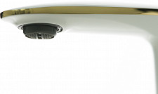 Смеситель для раковины Rossinka RS30-11W, с донным клапаном , белый от Водопад  фото 5