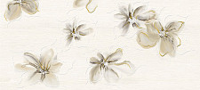 Вставка настенная Cersanit Illusion цветы B светло-бежевый 20x44 (ШТ) от Водопад  фото 1
