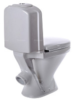 Унитаз-компакт Sanita Luxe Classic WC.CC/Classic/2-TM/WHT.G/S1 Basic белый S1 с сиденьем микролифт от Водопад  фото 2