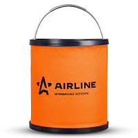 Ведро-трансформер Airline ABO02 компактное оранжевое, 11 л от Водопад  фото 1