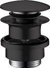 Донный клапан для раковины Hansgrohe 50100670 Push-Open матовый черный