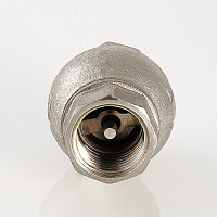 Клапан обратный Valtec VT.151.N.07 1.1/4" ВР с латунным золотником, никель от Водопад  фото 2