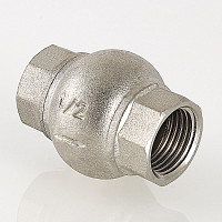 Клапан обратный Valtec VT.151.N.07 1.1/4" ВР с латунным золотником, никель от Водопад  фото 5