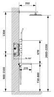 Душевая система Timo Petruma SX-5049/00SM встраиваемая, с термостатом, хром от Водопад  фото 2