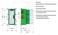 Душевая система Timo Petruma SX-5029/03SM встраиваемая, с термостатом, черный от Водопад  фото 4