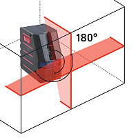 Уровень лазерный Fubag Crystal 20R VH Set 31626 с набором аксессуаров от Водопад  фото 4