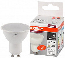 Лампа светодиодная Osram LED Value LVPAR1650 6SW/830 4058075581449 6 Вт GU10 230 В 10х1 RU от Водопад  фото 1