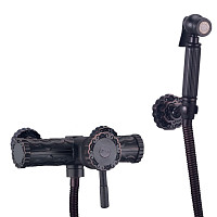 Гигиенический душ Lemark Jasmine LM6618ORB со смесителем, черная бронза от Водопад  фото 1