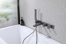Смеситель Abber Rund AF8730NG для ванны скрытого монтажа, прогрессивный картридж, цвет никель от Водопад  фото 3