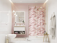 Панно настенное Cersanit Gradient фламинго розовый 59,4x59,8 (ШТ) от Водопад  фото 4