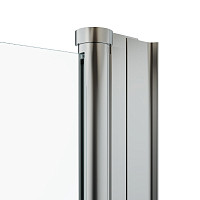 Душевая дверь Тритон Уно 70х185, стекло прозрачное, профиль хром от Водопад  фото 2