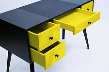 Рабочий стол TorySun Ray, желто-черный от Водопад  фото 3