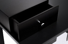 Туалетный столик TorySun Iota Vanity Compact, черный с 3 ящиками от Водопад  фото 4