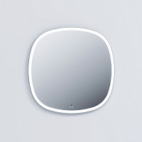 Зеркало AM.PM M8FMOX0651WGS 65 см сложной формы с контурной LED-подсветкой, ИК- сенсором, квадрат от Водопад  фото 2